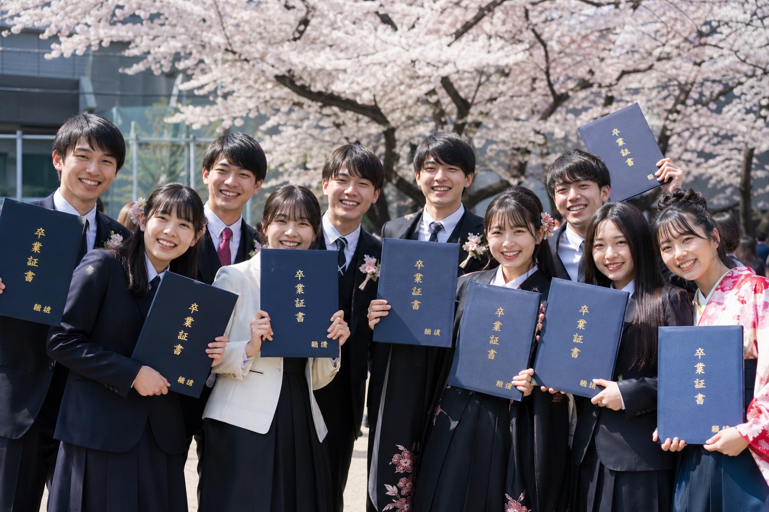 卒業式の様子